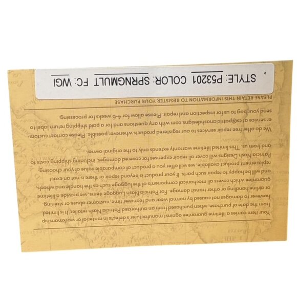 Patricia Nash Poppy Multi print handbag new without tags - Picture 12 of 14